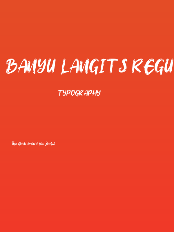 Banyu langits Regular Poster