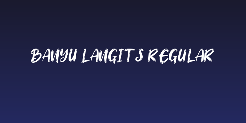 Banyu langits Regular Social Header