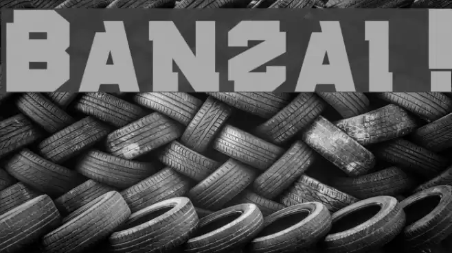 Banzai ! Font examples