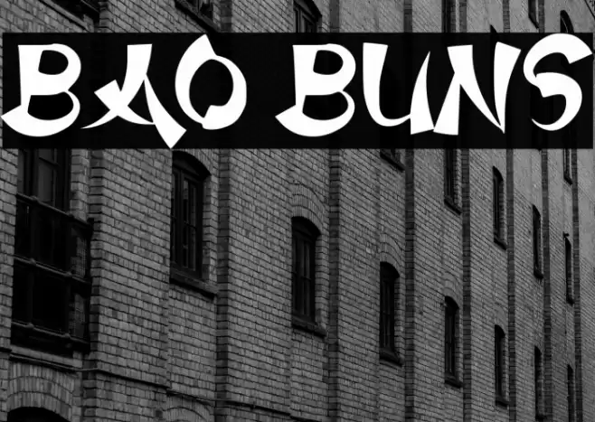 Bao Buns Font examples