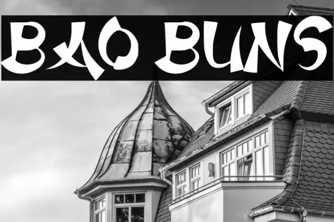 Bao Buns Font examples