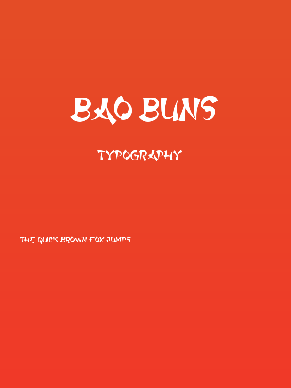 Bao Buns Poster