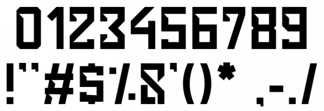 Baol Regular Font OTHER CHARS