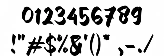 Bapak Polisi Font OTHER CHARS