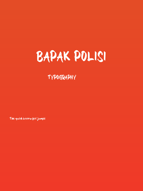 Bapak Polisi Poster
