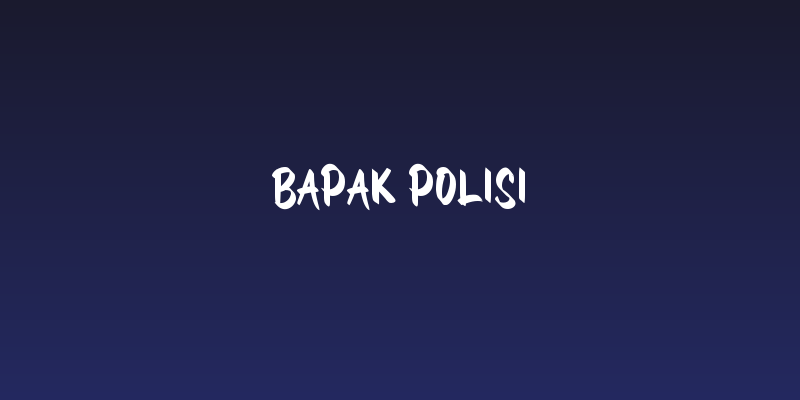 Bapak Polisi Social Header