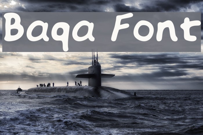 Baqa Font examples
