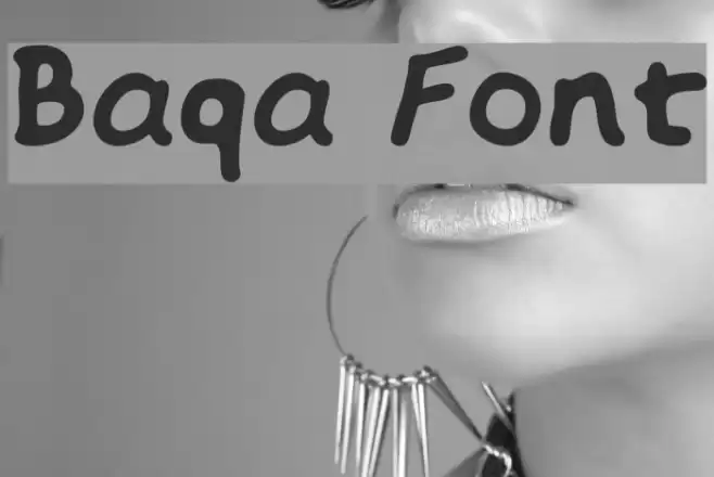 Baqa Font examples