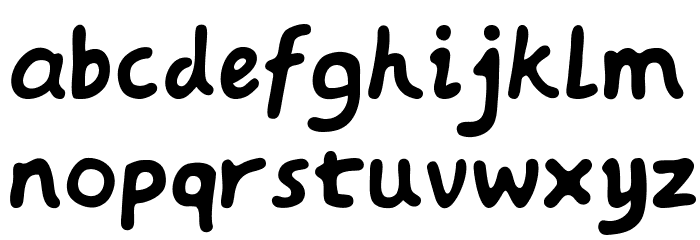 Baqa Font LOWERCASE
