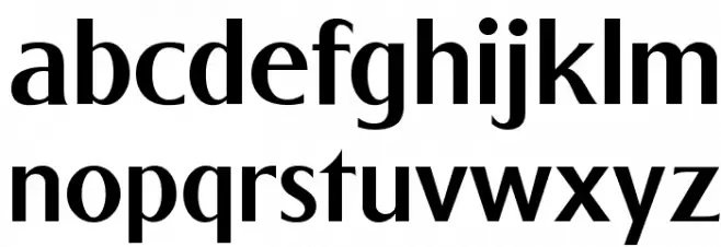 Baqacents Semi Bold फ़ॉन्ट लोअरकेस