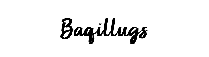 Baqillugs  नि: शुल्क फ़ॉन्ट्स डाउनलोड