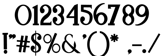 Baques Handtam Font OTHER CHARS