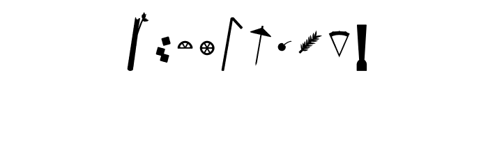 Bar Book Font OTHER CHARS
