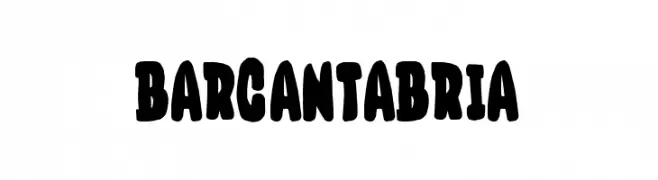 Bar Cantabria  Free Fonts Download