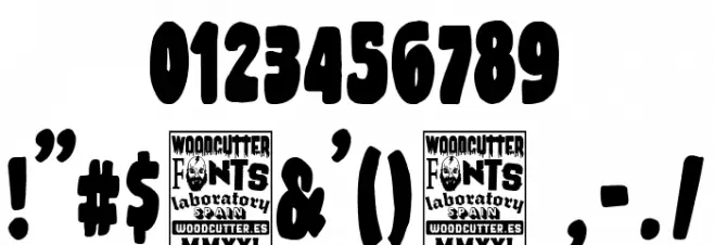 Bar Cantabria Font OTHER CHARS