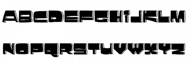 Bar La Amistad Schriftart Kleinbuchstaben