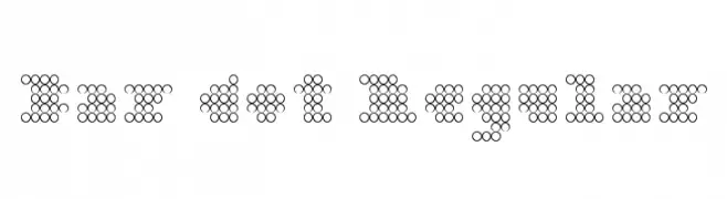 Bar dot Regular  Free Fonts Download