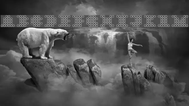 Bar dot Regular Font examples