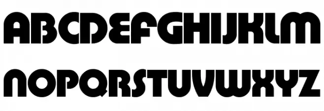 BarBender Bold Font UPPERCASE