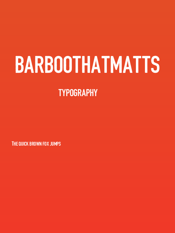 BarBoothatMatts Poster