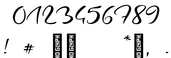 BarHoppersDemo-Regular Font OTHER CHARS