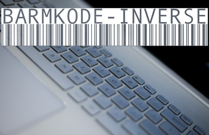 BarMKode-Inverse Font examples