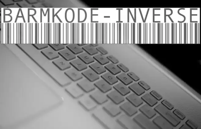 BarMKode-Inverse Schriftart examples