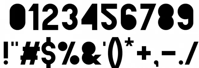 BarQ Blind Bold Bold Font OTHER CHARS