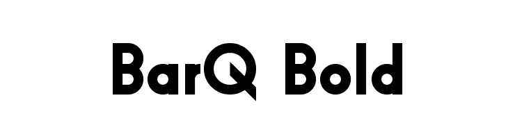 BarQ Bold  नि: शुल्क फ़ॉन्ट्स डाउनलोड