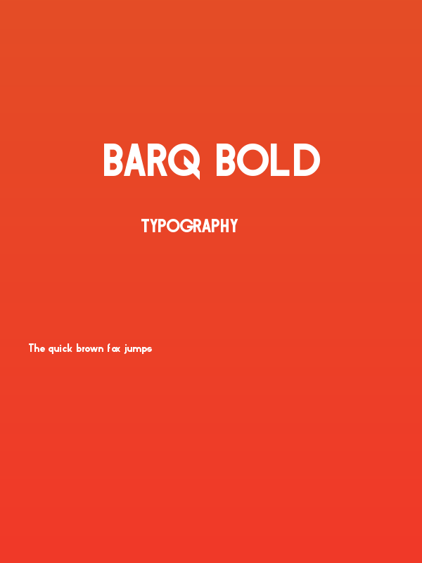 BarQ Bold Poster