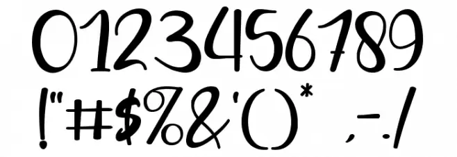 Barachiel Font OTHER CHARS