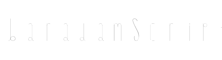 BaradamScript  font caratteri gratis