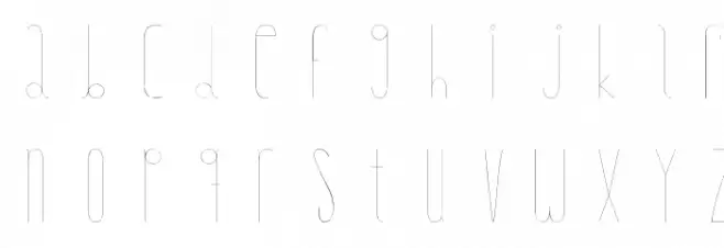 BaradamScript Schriftart Groß