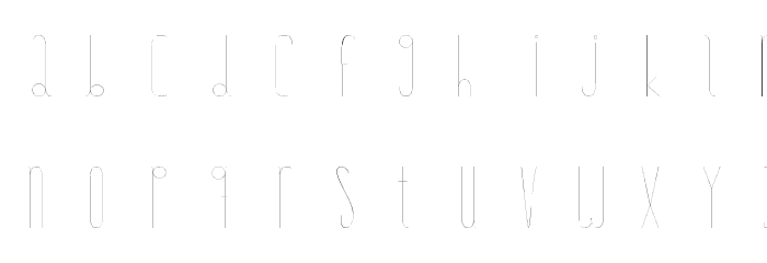 BaradamScript Font LOWERCASE