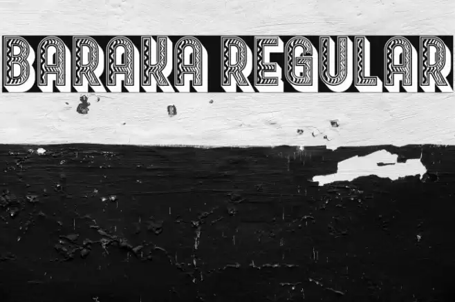 Baraka Regular Font examples