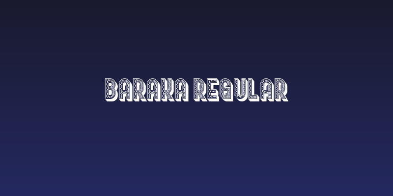 Baraka Regular Social Header