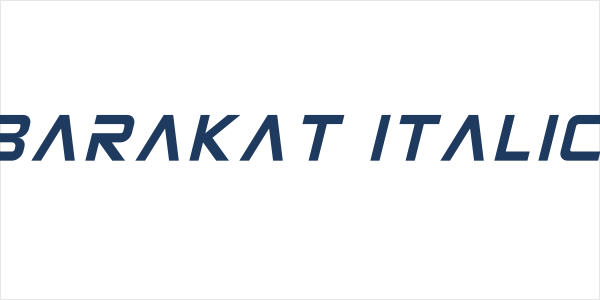 Barakat Italic Logo