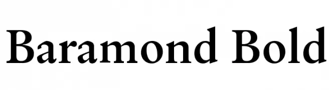 Baramond Bold  les polices de caractères gratuit tlcharger