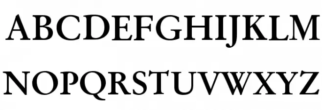 Baramond Bold Font UPPERCASE