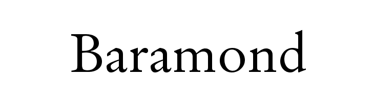 Baramond Font