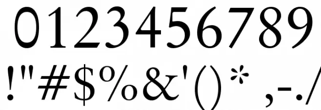 Baramond Font OTHER CHARS