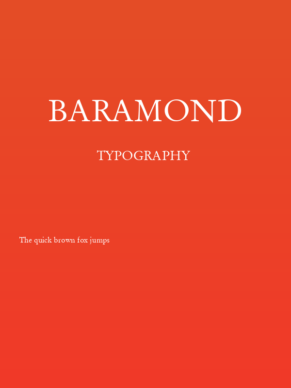 Baramond Poster