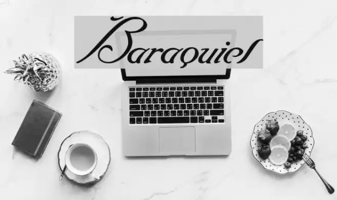 Baraquiel फ़ॉन्ट examples