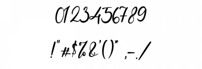 Barattiel Font OTHER CHARS