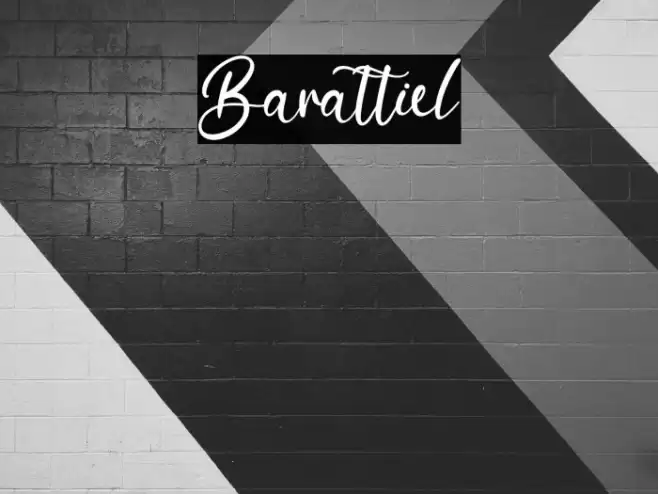 Barattiel Font examples