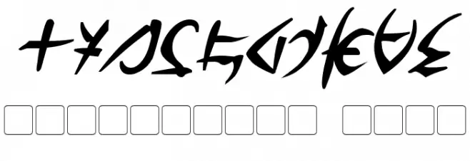 Barazhad Bold Italic Font OTHER CHARS