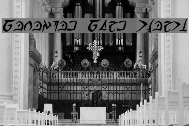 Barazhad Bold Italic Font examples