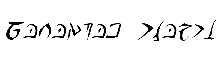 Barazhad Italic Font