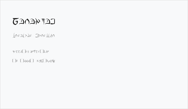 Barazhad Business Card