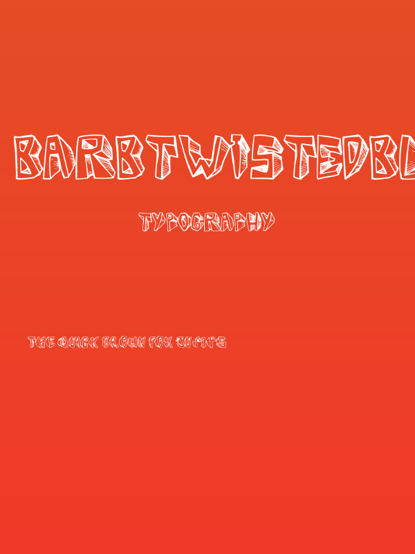 BarbTwistedBlocks Poster